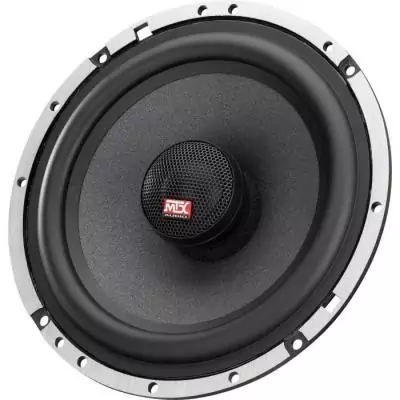 MTX TX665C Haut-parleurs voiture Coaxiaux 16,5cm 2 voies 90W RMS 4 Châssis alu Tweeters néodyme dôme soie Membrane pulpe cél
