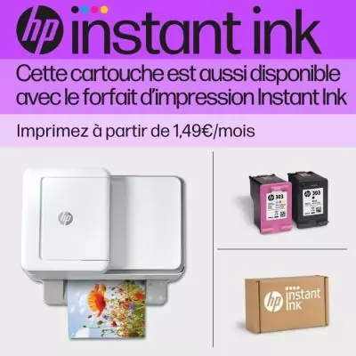 Cartouches d'encre HP 303 - Pack de 2 - Noir et Couleurs - 3YM92AE - Envy Photo 6220/6230/6232, Tango/TangoX Cartouches d'encre HP 303 - Pack de 2 - Noir et Couleurs - 3YM92AE - Envy Photo 6220/6230/6232, Tango/TangoX