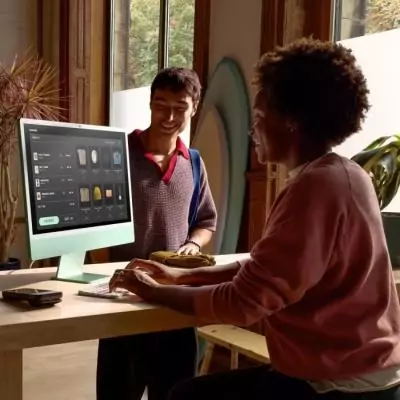 Nouvel Apple iMac 24 Argent 256Go SSD 16Go RAM - Performances incroyables