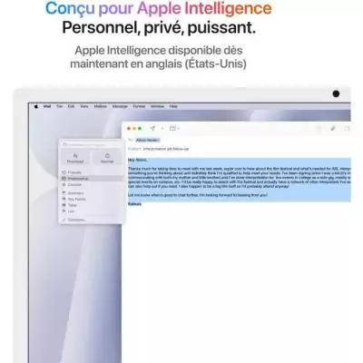 iMac 24 Vert (2024) - 256Go SSD, 16Go RAM, Puce M4 CPU 8 coeurs GPU 8 coeurs Immergez-vous dans la performance avec l'Apple iMac