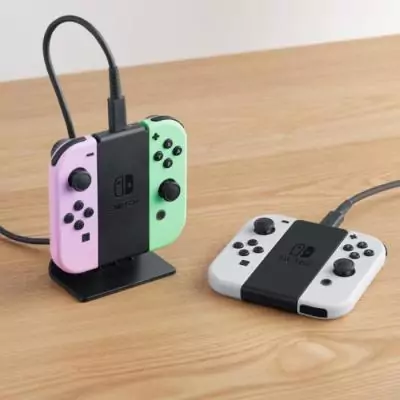 Station de recharge pour manettes Joy-Con et NES • Accessoire Nintendo Switch Station de recharge pour manettes Joy-Con et NES • Accessoire Nintendo Switch