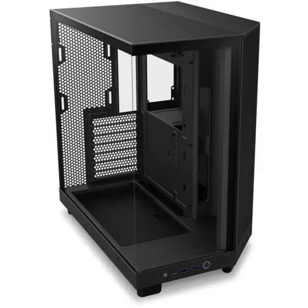 Boitier moyen-tour - NZXT - CC-H61FB-01 - H6 Flow - Double chambre - Noir - 3 ventilateurs inclus