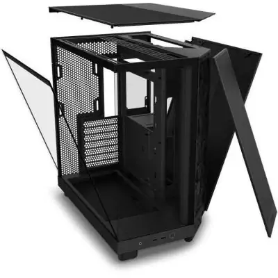 Boitier PC NZXT CC-H61FB-01 H6 Flow Noir - Spacieux avec 3 Ventilateurs