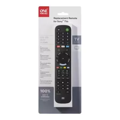 ONE FOR ALL URC4912 - Télécommande de remplacement pour TV Sony