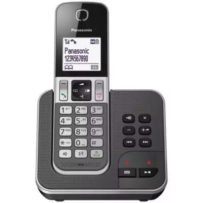 Panasonic KX-TGD320FRG Téléphone sans Fil Répondeur, Base et Combiné, Mains Libres, Identification de l'Appelant Panasonic KX-TGD320FRG Téléphone sans Fil Répondeur, Base et Combiné, Mains Libres, Identification de l'Appelant