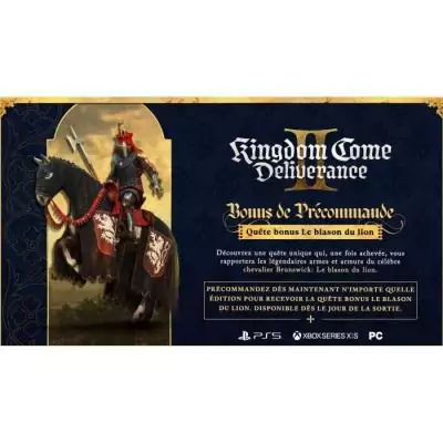 Kingdom Come: Deliverance II - Day One Edition - Jeu Xbox Series X Kingdom Come: Deliverance II - Day One Edition - Jeu Xbox Series X