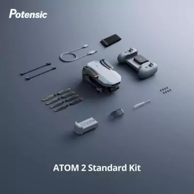 Drone - POTENSIC - ATOM 2 - Kit Standard - Caméra HD/4K - GPS intégré - Autonomie de 31 minutes - Portée de 10 km Drone - POTENSIC - ATOM 2 - Kit Standard - Caméra HD/4K - GPS intégré - Autonomie de 31 minutes - Portée de 10 km