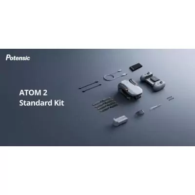 Drone - POTENSIC - ATOM 2 - Kit Standard - Caméra HD/4K - GPS intégré - Autonomie de 31 minutes - Portée de 10 km Drone - POTENSIC - ATOM 2 - Kit Standard - Caméra HD/4K - GPS intégré - Autonomie de 31 minutes - Portée de 10 km