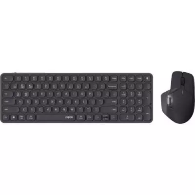 Ensemble Clavier-Souris - RAPOO - 9760M - Sans-fil - Ultra-Slim - Dark Grey