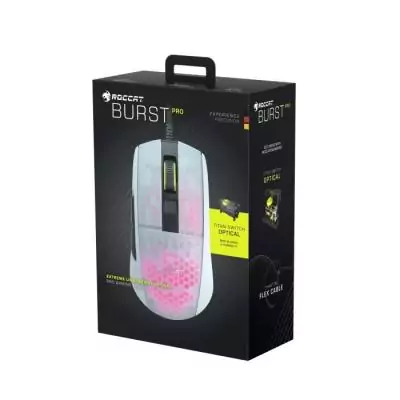 ROCCAT Souris gamer BURST PRO - Blanc ROCCAT Souris gamer BURST PRO - Blanc