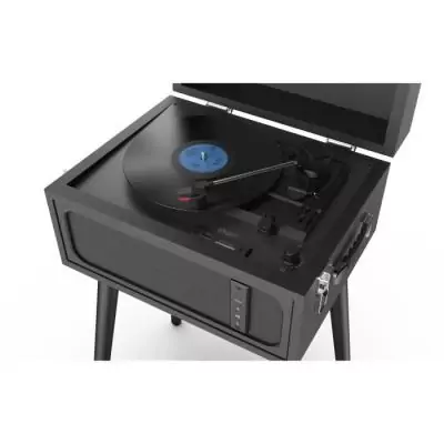 Platine Vinyle sur pieds RYGHT ALTO - Noir - Enceinte bluetooth intégrée Platine Vinyle sur pieds RYGHT ALTO - Noir - Enceinte bluetooth intégrée