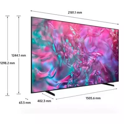 Samsung TU98DU9005 - TV LED 98'' (249 cm) Ultra HD 4K - HDR - Gaming Hub - WiFi - 100 Hz - Smart TV - Idéal pour les jeux et le 