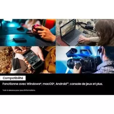 SAMSUNG SSD Externe T9 2 To MU-PG2T0B/EU SAMSUNG SSD Externe T9 2 To MU-PG2T0B/EU