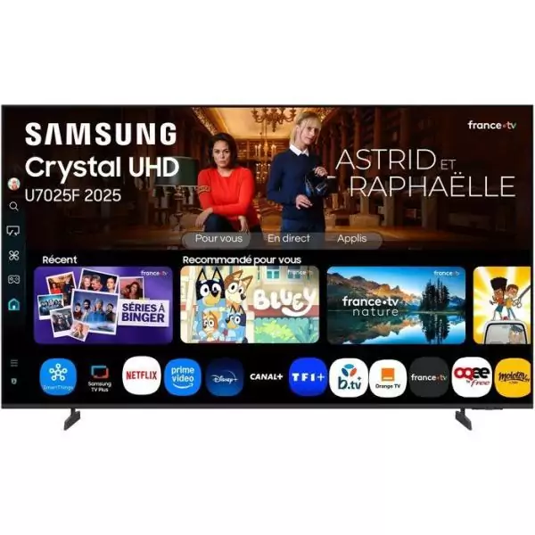Samsung TU65U7025F - TV LED 65 (165 cm) - 4K UHD 3840x2160 - HDR - Smart TV - Gaming Hub - 3xHDMI - WiFi