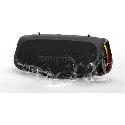 Enceinte Bluetooth étanche SENCOR RESONEX MIDI 80 W IPX7 Noir - Son puissant avec 4 haut-parleurs