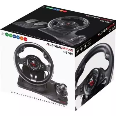 Volant de course - SUPERDRIVE - GS550 - Avec pédalier - Levier de vit