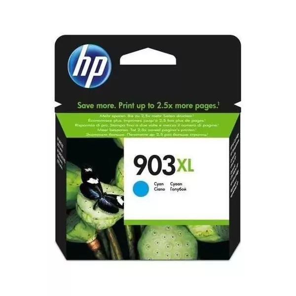 HP 903XL Cartouche d'encre cyan grande capacité authentique (T6M03AE) pour HP OfficeJet Pro 6950/6960/6970