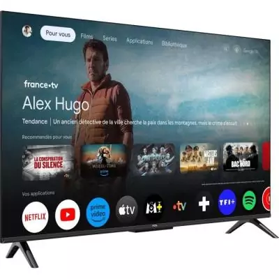 TCL 43T69C: TV QLED 43 (109 cm) 4K UHD HDR10+ - Android TV - Wi-Fi
