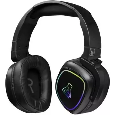 Casque Gamer Sans Fil G-Lab KORP PROMENTHIUM RGB PC PS4 Xbox One - Noir
