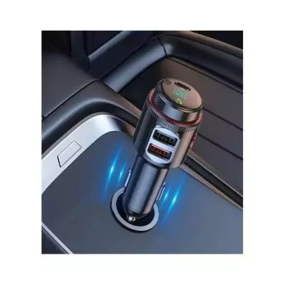 Transmetteur FM Bluetooth Version 5.4 -THOMSON-12/24V 48 W-2USB-A QC 3.0&PD 30W pour une charge rapide et efficace de vos appare