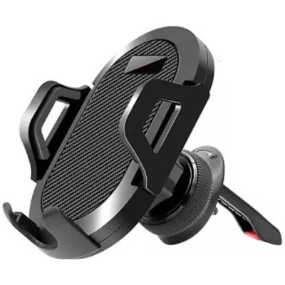 Porte téléphone THOMSON Rotatif a pince 360° -Fixation sur la grille d'aération du véhicule grâce a sa pince solide.