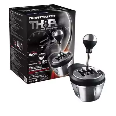 THRUSTMASTER Levier de vitesse TH8A SHIFTER ADD-ON - Précision ultime pour simulations de course 