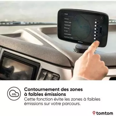 TomTom - GO Expert 7 Plus - GPS Poid Lourd, Bus, voiture - Planification de Parcours - TomTom Traffic - Carte Monde