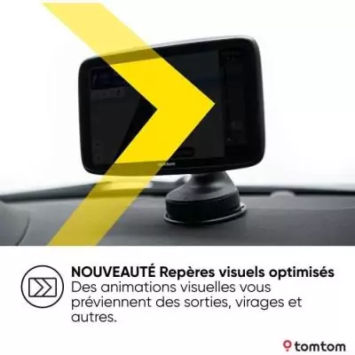 TomTom - GO Superior 6 - GPS Voiture - 6 pouces -TomTom Traffic - 2 ans de services Premium inlcus - Carte Monde