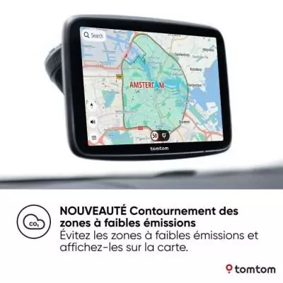 TomTom - GO Superior 7 - GPS Voiture - 7 pouces -TomTom Traffic - 2 ans de services Premium inlcus - Carte Monde