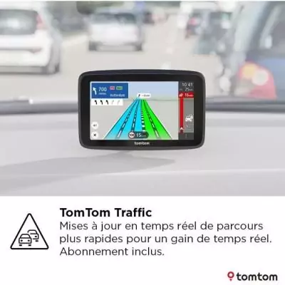 TomTom - GO Classic 6 2eme Génération - GPS Voiture - 6 pouces - TomTom Traffic - Guidage sur changement de voie - Carte Europ TomTom - GO Classic 6 2eme Génération - GPS Voiture - 6 pouces - TomTom Traffic - Guidage sur changement de voie - Carte Europ