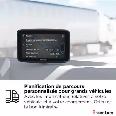 TomTom - GO Professional 5 2eme Génération - GPS Poid Lourd, Bus et voiture - 5 pouces - TomTom Traffic - carte Europe - TomTom - GO Professional 5 2eme Génération - GPS Poid Lourd, Bus et voiture - 5 pouces - TomTom Traffic - carte Europe -