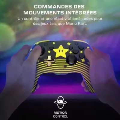 Manette de jeu sans fil Nintendo Switch™ - TURTLE BEACH - Rematch™ Super Mario Star