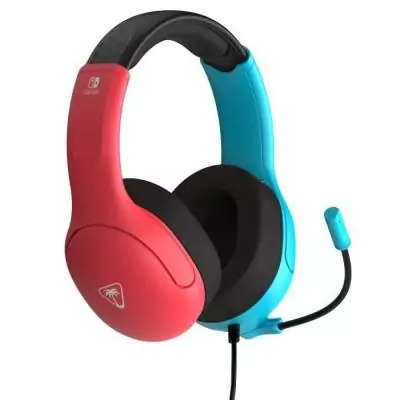 Casque Gaming Filaire Nintendo Switch™ - TBS-8002-25 Bleu Fluo