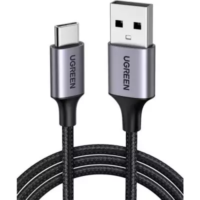 Câble USB - UGREEN - Câble renforcé USB-C et USB-A - 1 m - Noir