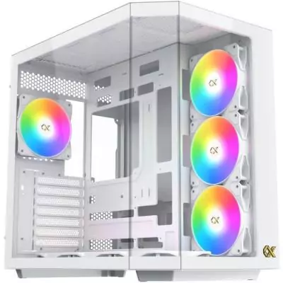 Boitier PC E-ATX Blanc - XIGMATEK CUBI II Arctic Cube Lateral Panels