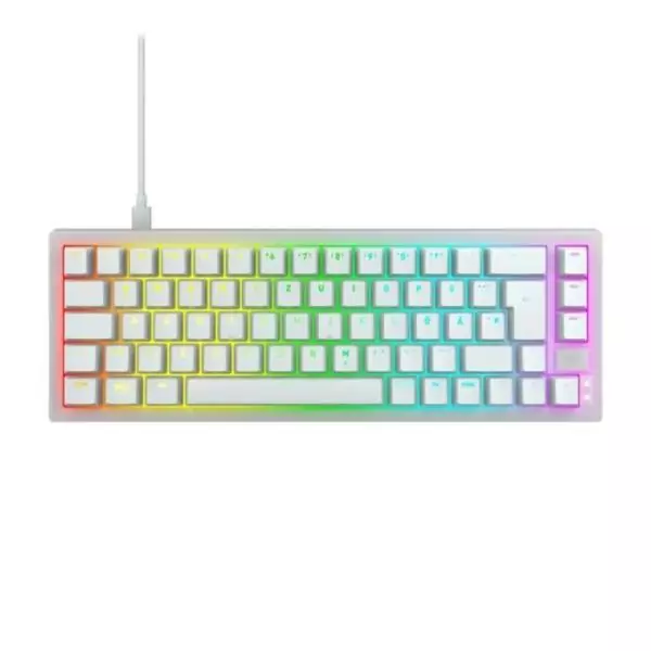 Clavier de jeu mécanique - CHERRY XTRFY K5V2 COMPACT - Format 65&nbsp;% - Blanc