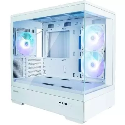Boitier PC sans alimentation - ZALMAN P30 (Blanc) - Mini tour - Micro-ATX - 3x120mm LED A-RGB Boitier PC sans alimentation - ZALMAN P30 (Blanc) - Mini tour - Micro-ATX - 3x120mm LED A-RGB