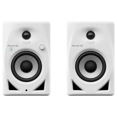 Paire d'enceintes de monitoring Pioneer DJ DM-40D-BT-W - Bluetooth - Bass Reflex - 2x19W - Mode DJ ou Production - Blanc Paire d'enceintes de monitoring Pioneer DJ DM-40D-BT-W - Bluetooth - Bass Reflex - 2x19W - Mode DJ ou Production - Blanc