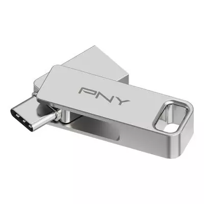 Clé USB PNY PFDI64GDULINKTYCG Argenté Acier 64 GB