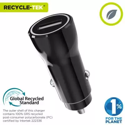 Chargeur de voiture Muvit Noir 12 W