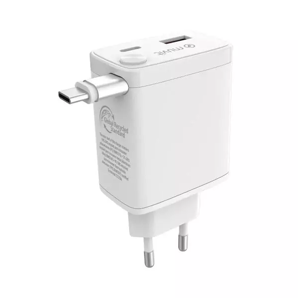 Chargeur mural Muvit WCEU63-30-AC2 Blanc 30 W
