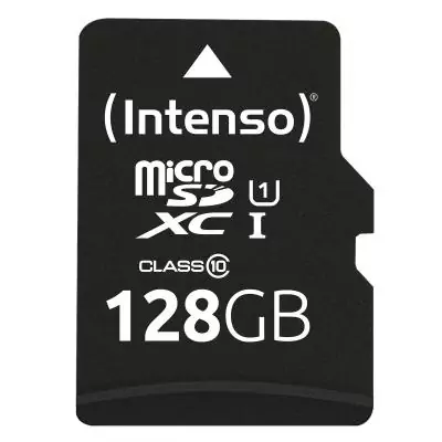 Carte Mémoire Micro SD 128 GB INTENSO avec Adaptateur - Stockez en toute liberté