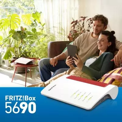 Router Fritz BOX 5690 Blanc Wi-Fi
