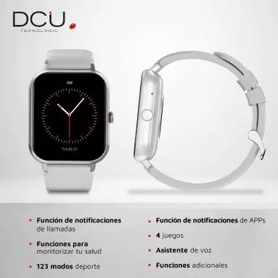 Montre intelligente DCU CURVED GLASS PRO 1,83" Gris