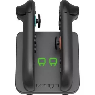 Station de charge double - VENOM - Pour Joy-Con Nintendo Switch 2 - Noir