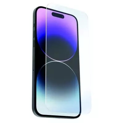 Protégez votre iPhone 15 Pro avec ce Film Protecteur Muvit for Change - Équerre demi-hauteur 18.6 et butée de profondeur 0.5