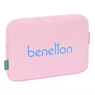 Housse ordinateur portable Benetton Pink Rose 31 x 23 x 2 cm - Style et protection
