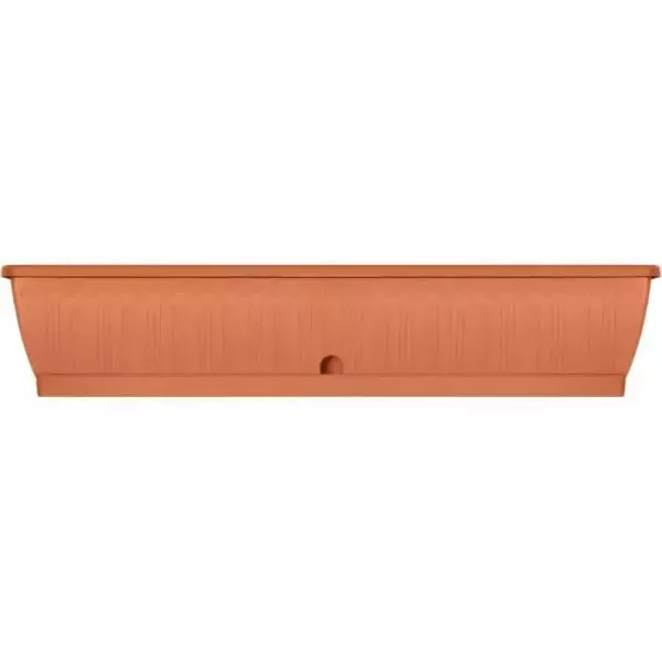 Jardiniere - GARDEN ID Terraflor - Terra 100 cm - Solidité - Réserve d'eau - Recyclé & 100% recyclable - Volume pour plantes.