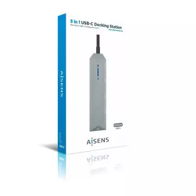 AISENS ASUC-5P003-GR station d'accueil Avec fil USB 3.2 Gen 1 (3.1 Gen 1) Type-C Gris AISENS ASUC-5P003-GR station d'accueil Avec fil USB 3.2 Gen 1 (3.1 Gen 1) Type-C Gris