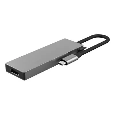 Trust 26062 hub & concentrateur USB Type-C Gris